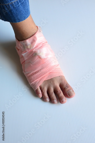 pain foot with ankle sprain