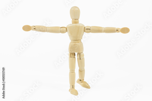 standing mannequin with open arms
