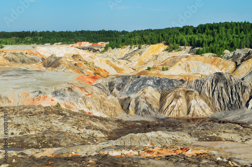 Fotografie Abandoned deposits of refractory clays