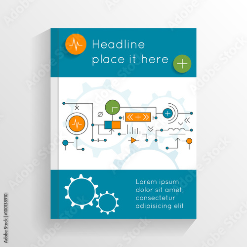 abstract brochure