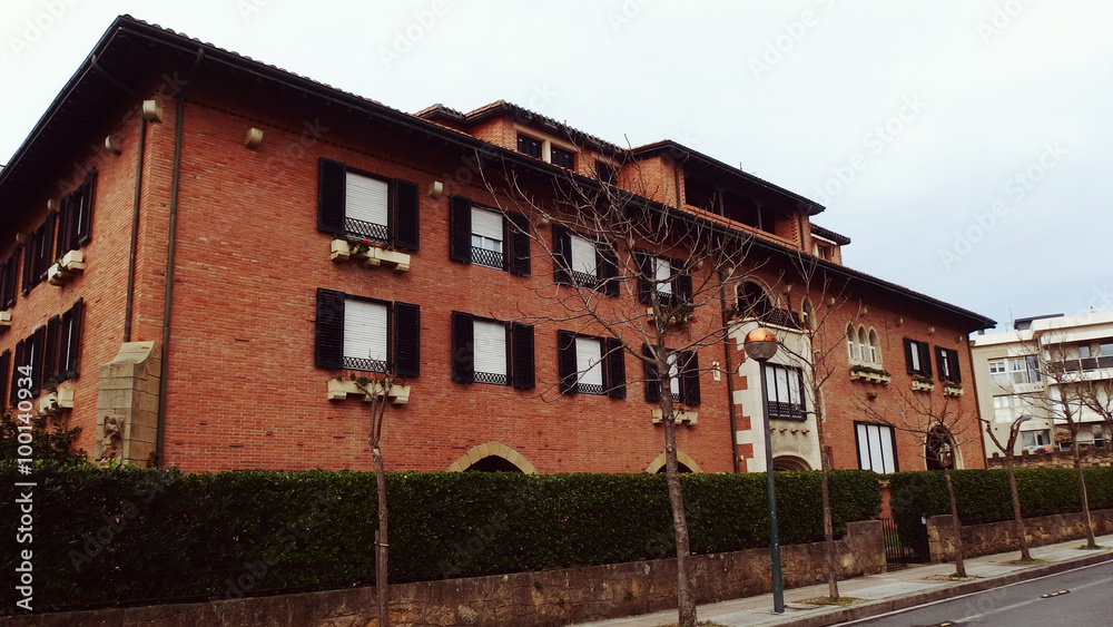 Building Architecture at Zarauz Basque Country Spain