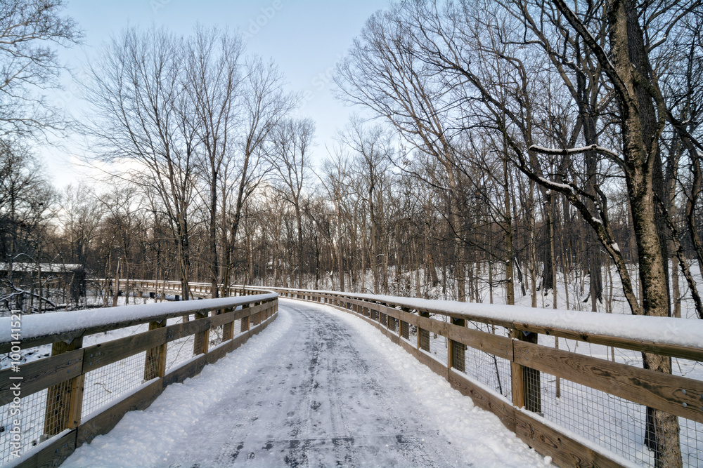 Snowy Boardwalk Trail Snowy Boardwalk Trail