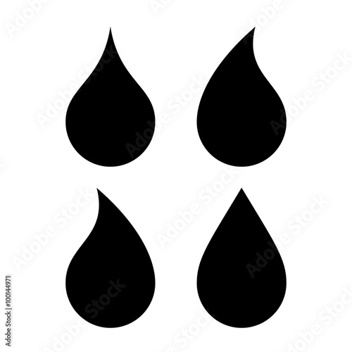 Water drop icon photo