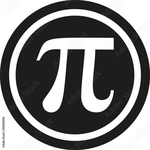 Pi symbol in circle