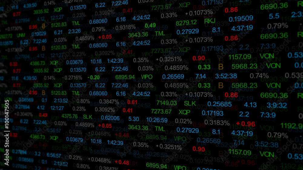 finance or stock market background with digits, arrows and percents finance or stock market background with digits, arrows and percents