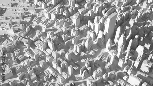 abstract city structure  background made of random buildings 