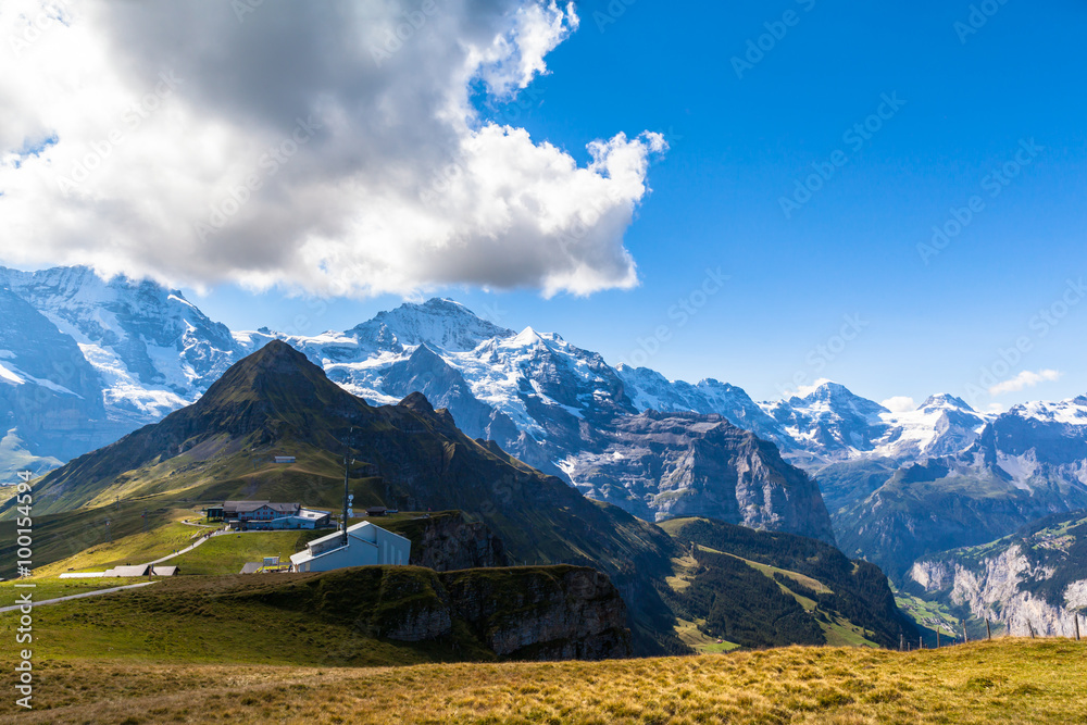 View of Jungfrau from Mannlichen
