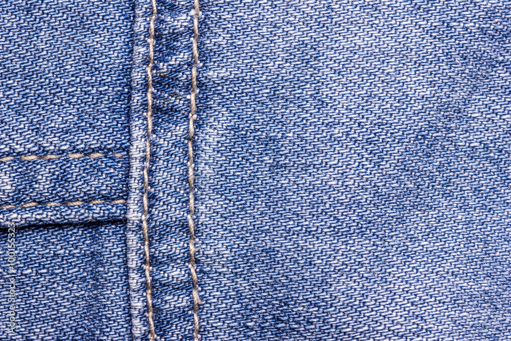 Blue jeans sew closeup texture. Blue jeans sew closeup texture.