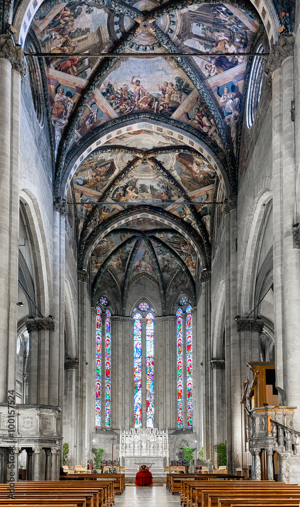 Arezzo Cathedral Central Nave