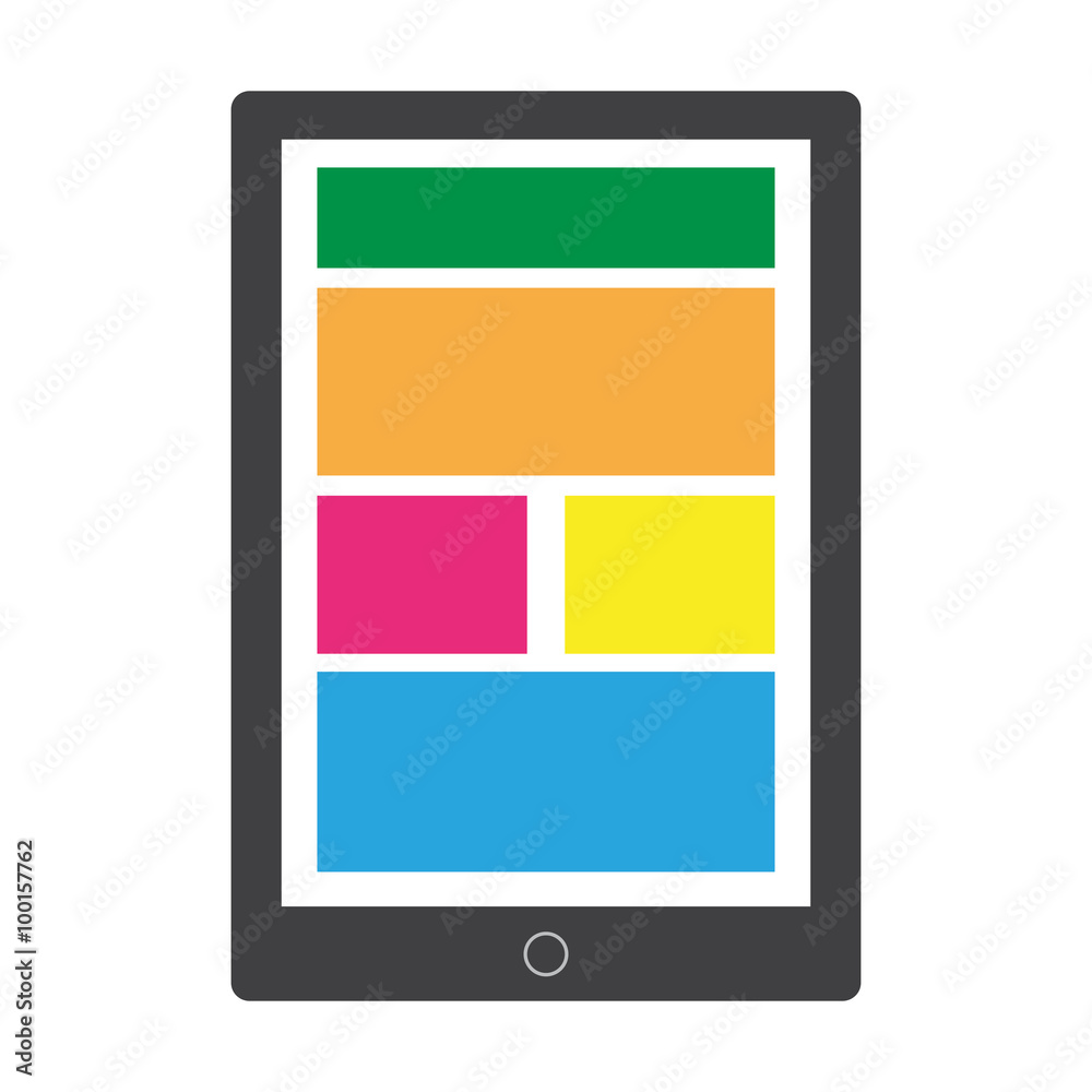 Modern gadget illustration Modern gadget illustration