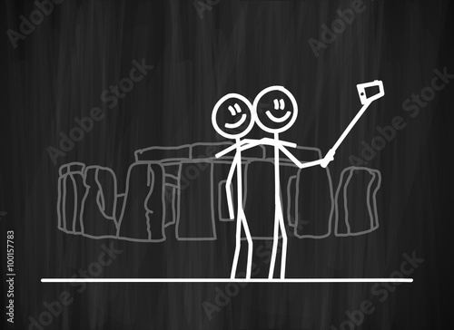 tafel mk selfie machen stonehenge I