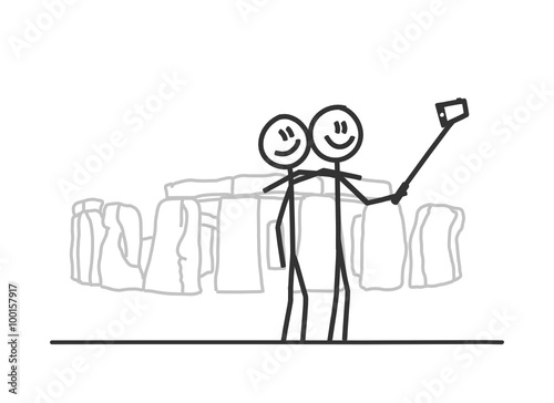 sm selfie machen stonehenge I