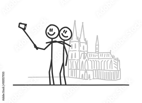 sm selfie machen koelner dom I