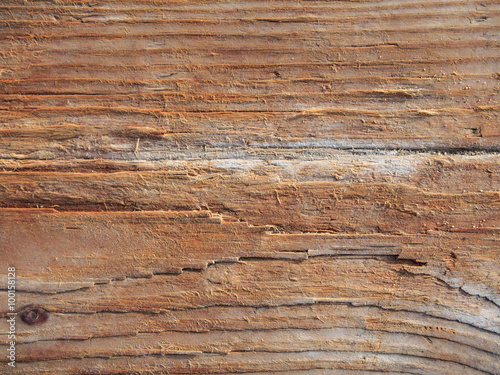 Wood board eroded by saltwater, wooden background, texture,  pattern photo