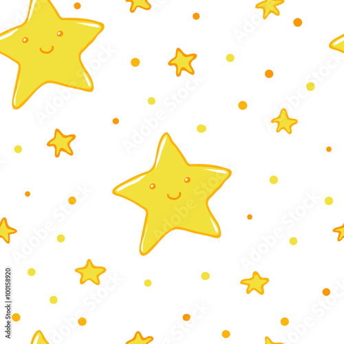 Good Night And Sweet Dreams Seamless Pattern