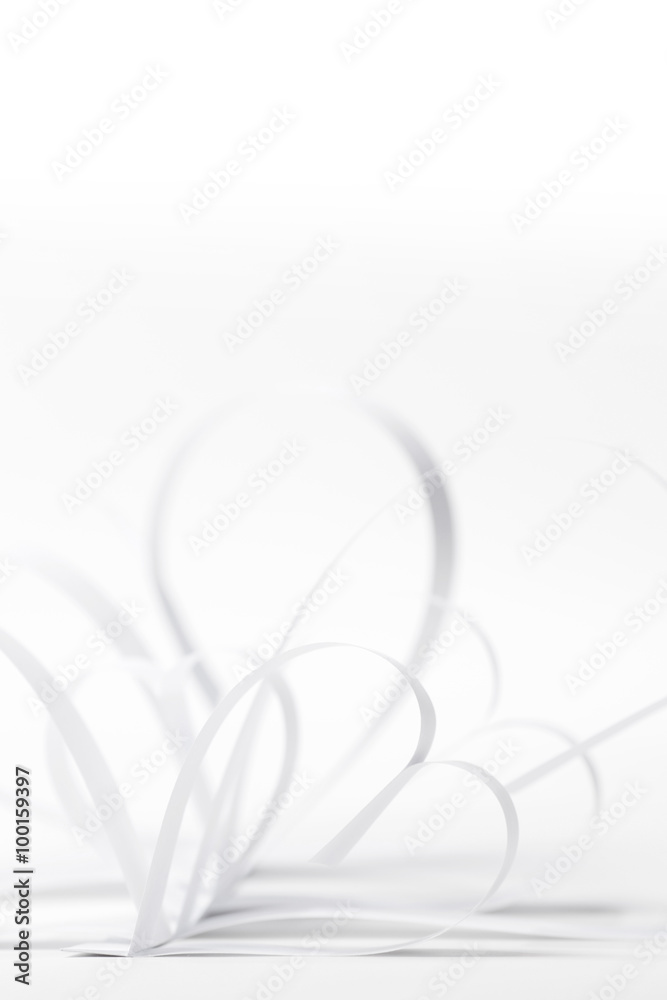 Fototapeta premium Paper hearts