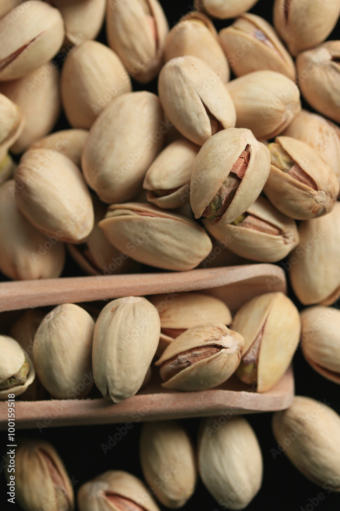 Fototapeta premium A lot pistachio nuts