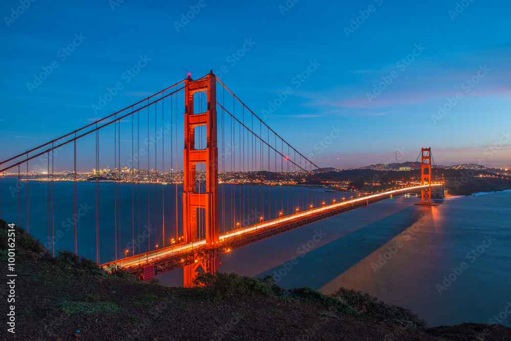 Golden Gate Bridge Twilight,San Francisco