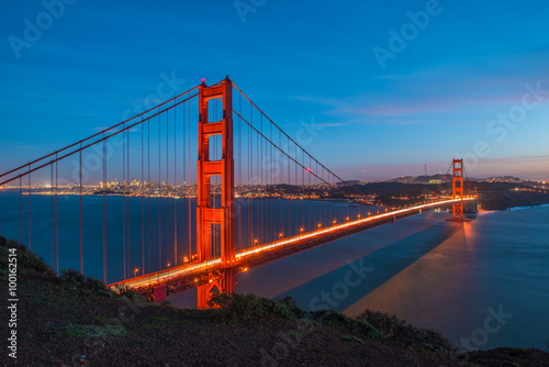 Golden Gate Bridge Twilight,San Francisco