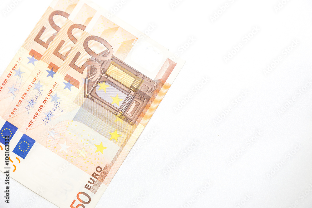 fifty euro banknotes