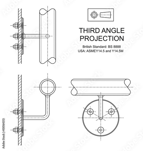 Third Angle Orthographic Projection