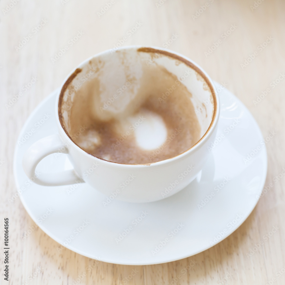 empty cup of coffee empty cup of coffee