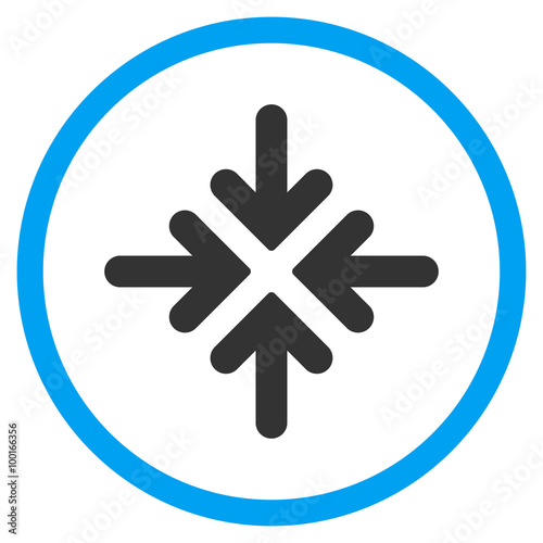 Quadro Collide Arrows Icon