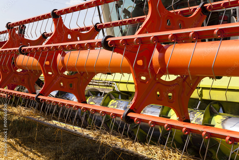 Fototapeta premium harvester after harvesting