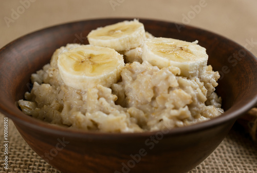 Oatmeal with banana