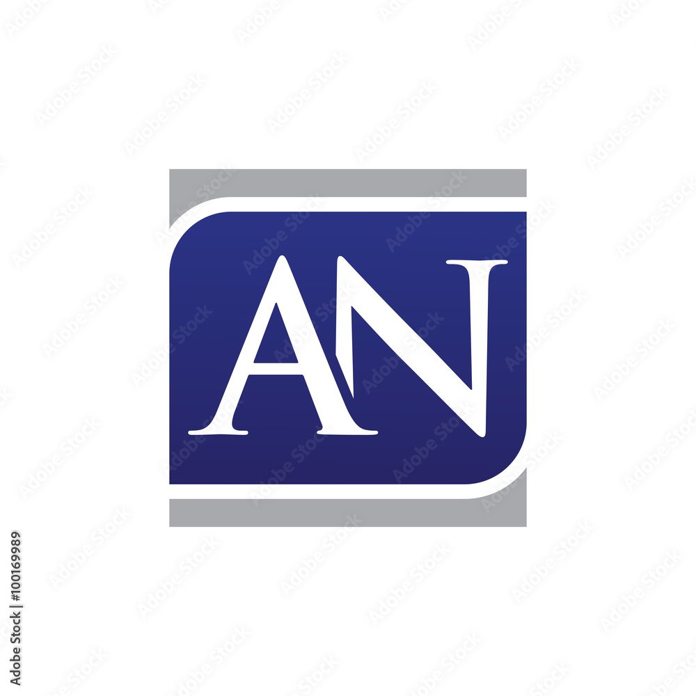 Initial Letters Logo Vector Square an