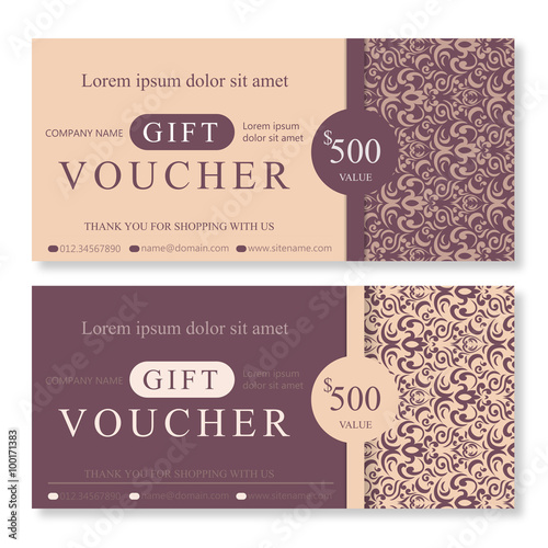 Voucher Design Template