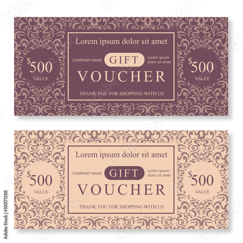 Voucher Design Template