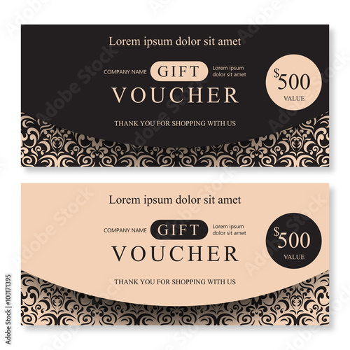 Voucher Design Template