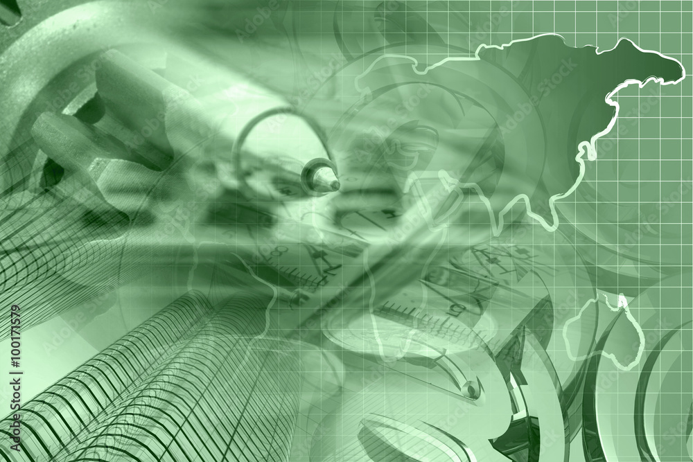 Naklejka premium Financial background