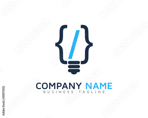 Code Idea Logo Design Template