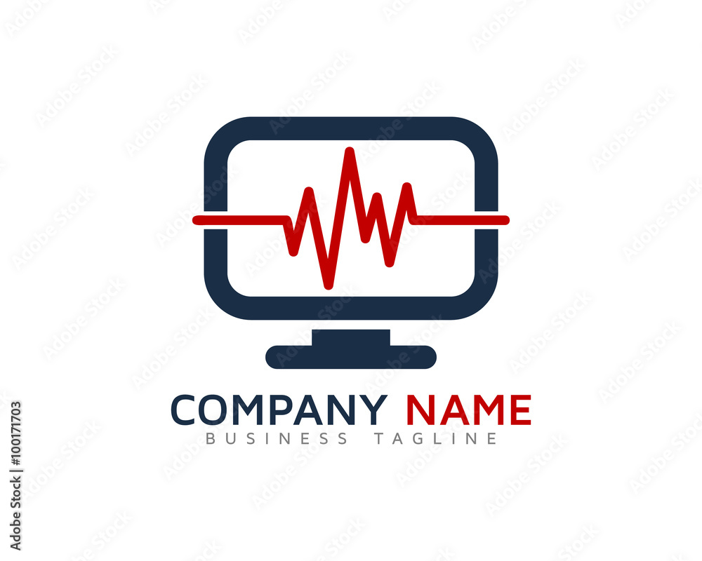 Computer Medic Logo Design Template Computer Medic Logo Design Template