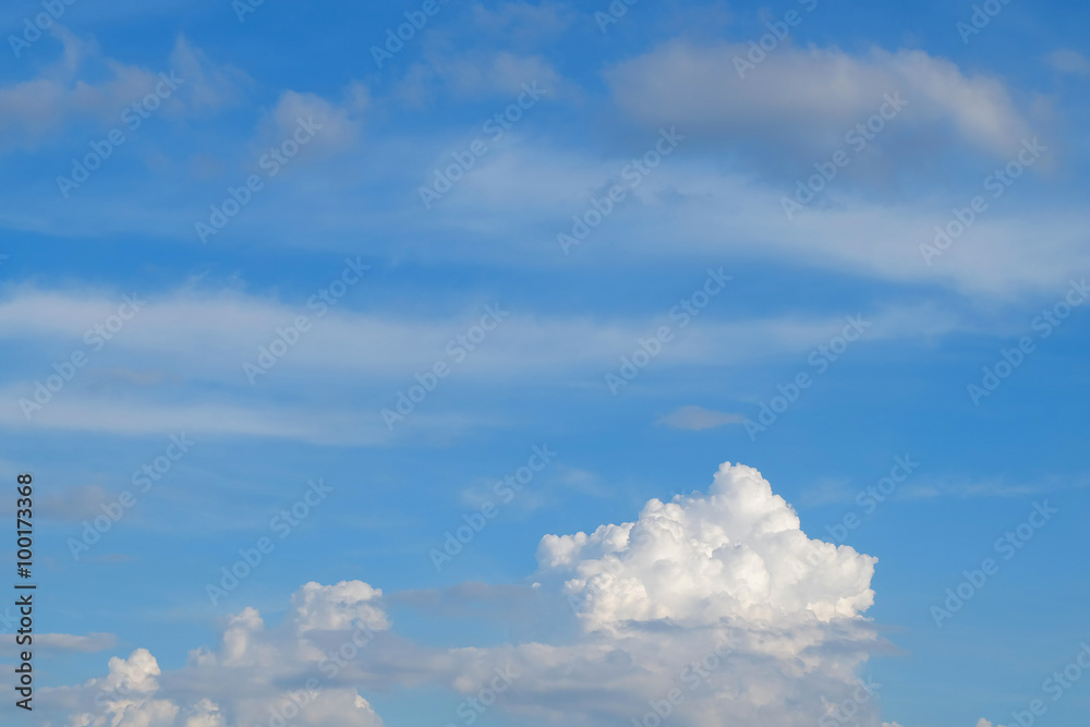 Obraz premium blue sky background