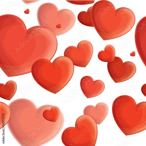background with red hearts