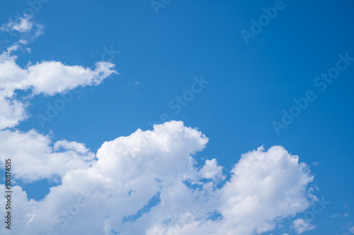 Beautiful colors on cloudscape for background