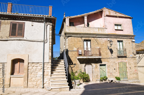 Alleyway. Cancellara. Basilicata. Italy.