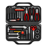 Tool Box With Toolkit Set