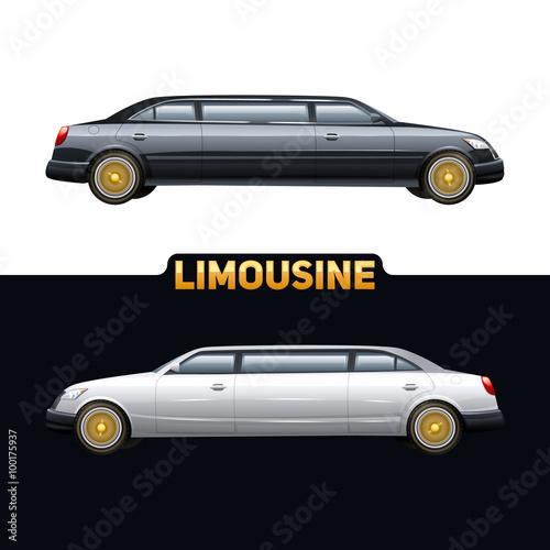 Limousine Auto Two Banners Set 