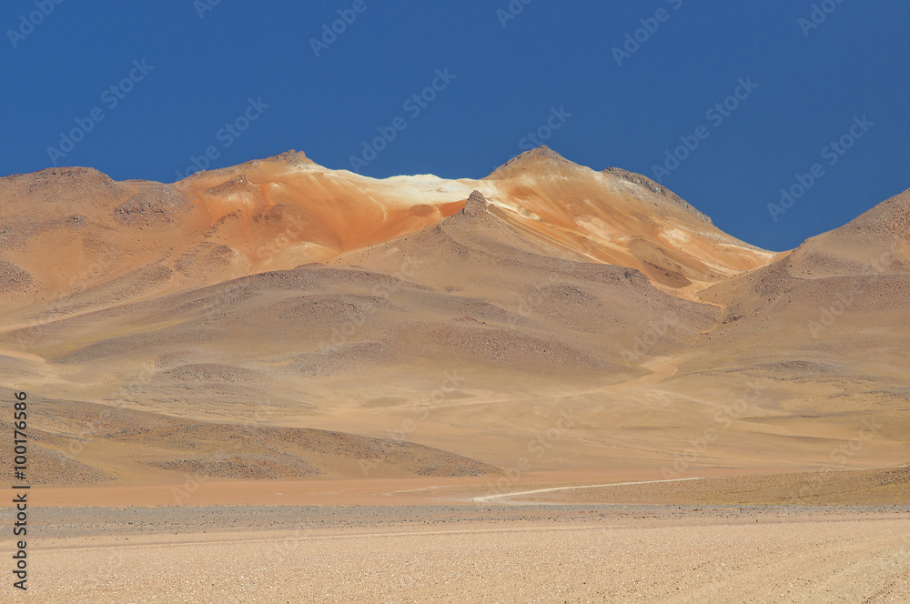Mountains of Bolivian altiplano