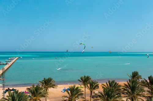 The beach on the Red Sea