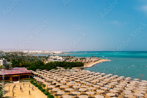 The beach on the Red Sea
