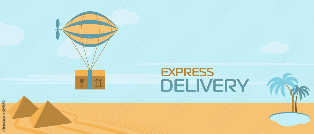 Banner of delivery