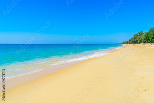 Beautiful beach and sea © siraphol