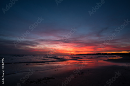 Sunset on a beach in the Mediterranean - Sicily   © Gioco