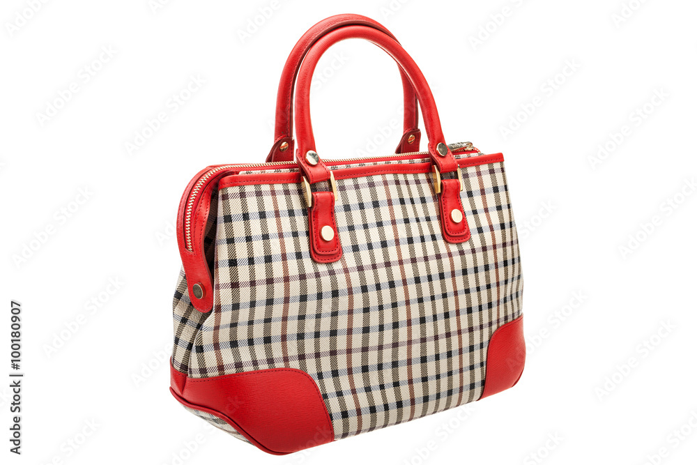Womens bag isolated on white background. Womens bag isolated on white background.