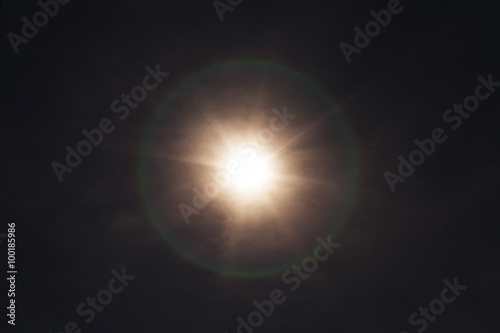 Fototapeta Naklejka Na Ścianę i Meble -    solar eclipse. Summer 